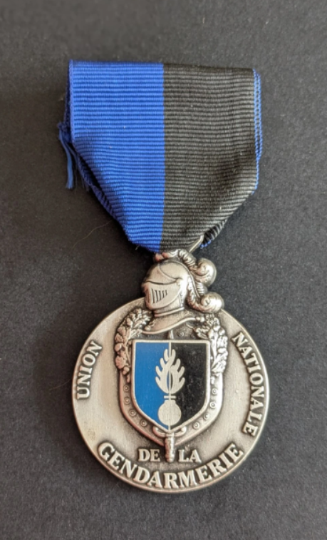 Médaille de l&rsquo;Union nationale des personnels retraités de la Gendarmerie Nationale