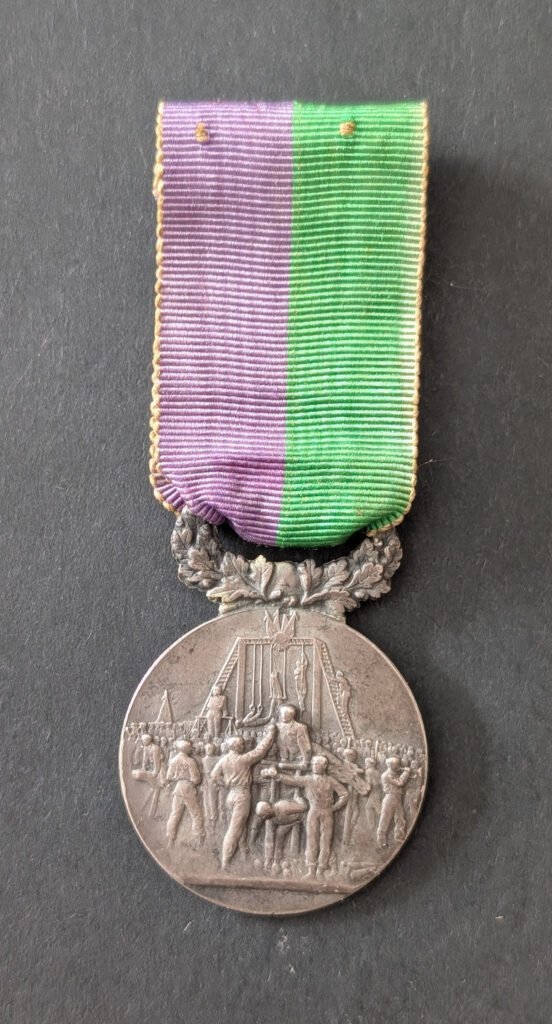 Médaille de l&rsquo;association régionale des gymnastes du Nord et du Pas-de-Calais