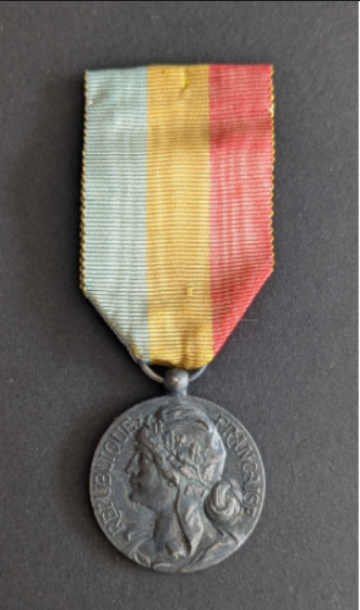 Médaille de la Fédération musicale de l’Orléanais, du Loiret, du Loir-et-Cher et du Cher