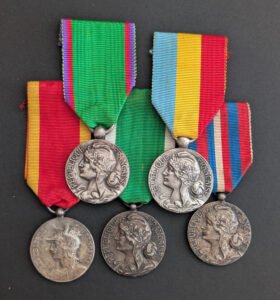 Médaille de fédérations de sociétés musicales (série Marianne de profil – République Française)