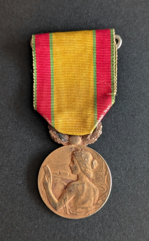 Médaille de la Fédération musicale de la Marne, Aisne et Meuse