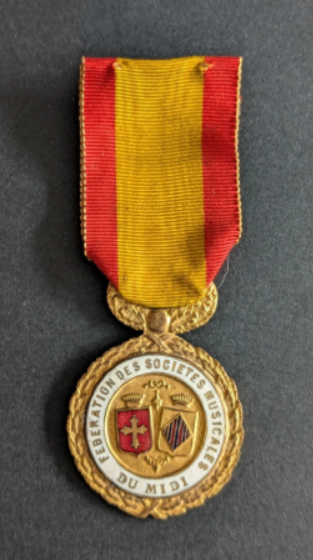 Médaille de la Fédération des sociétés musicales du Midi