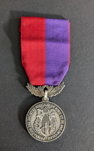 Médaille de la Fédération des sociétés musicales du Nord et du Pas-de-Calais (2)