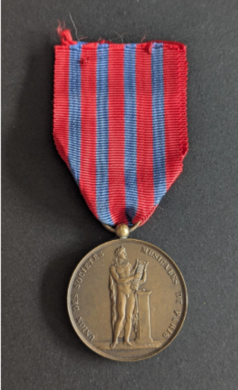 Médaille de l&rsquo;Union des sociétés musicales de Paris