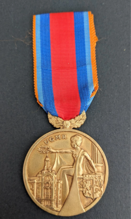 Médaille de l&rsquo;Union générale de la mutualité du Rhône