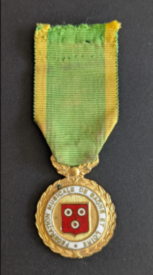 Médaille de la Fédération musicale de Saône-et-Loire