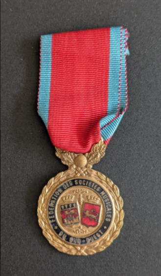 Médaille de la Fédération des sociétés musicales du Sud-Ouest