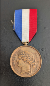 Médaille d&rsquo;honneur de la société nationale de tir des communes de France
