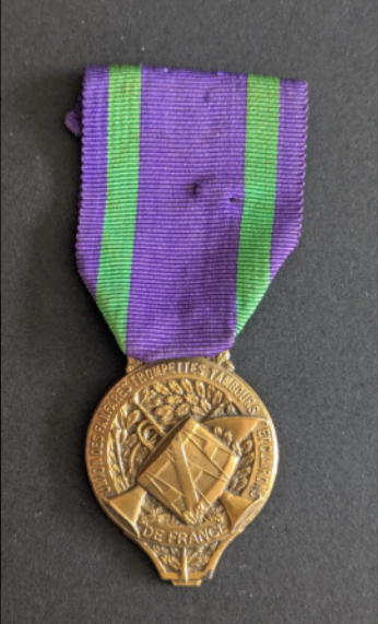 Médaille de l&rsquo;Union des fanfares trompettes tambours et clairons de France
