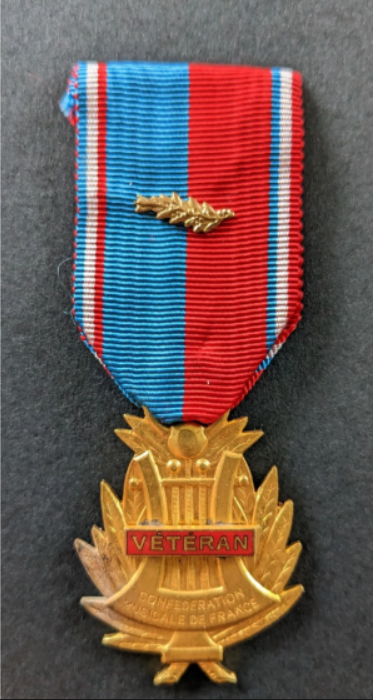 Médaille d&rsquo;honneur de la confédération musicale de France (1/2)